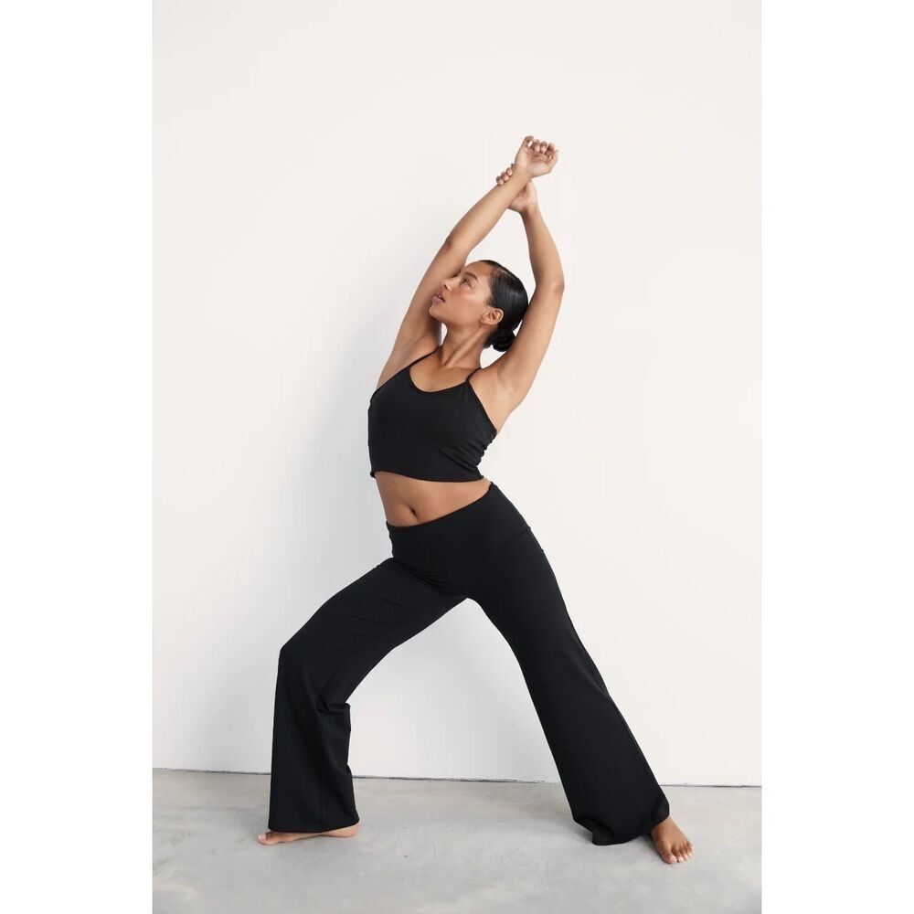 ✨Chrome Riot Black Wide-Leg Lounge Sz XL Pants✨